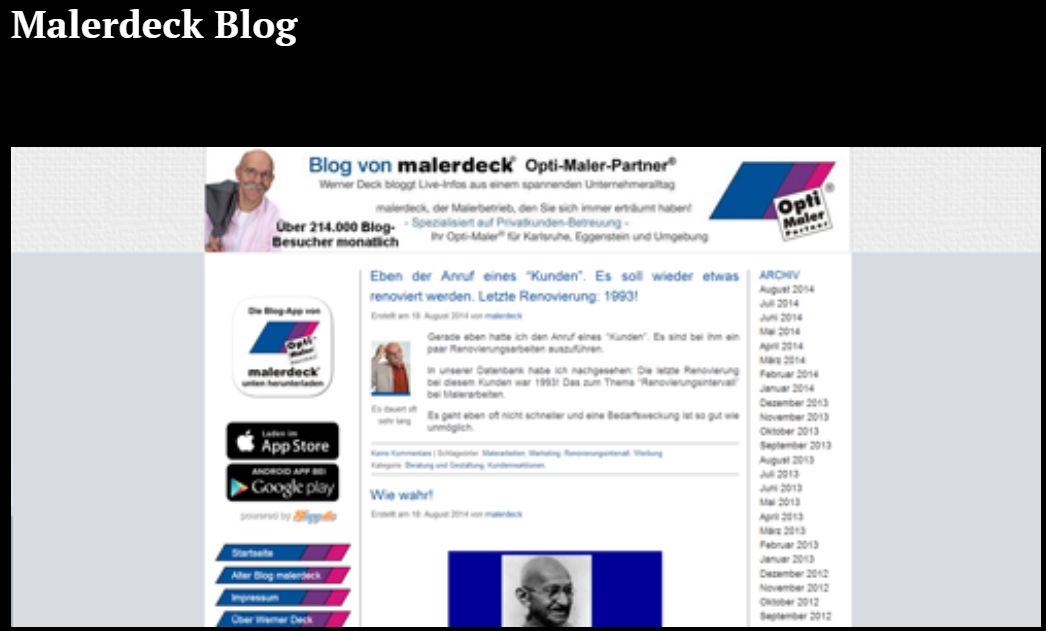  malerdeck Blog