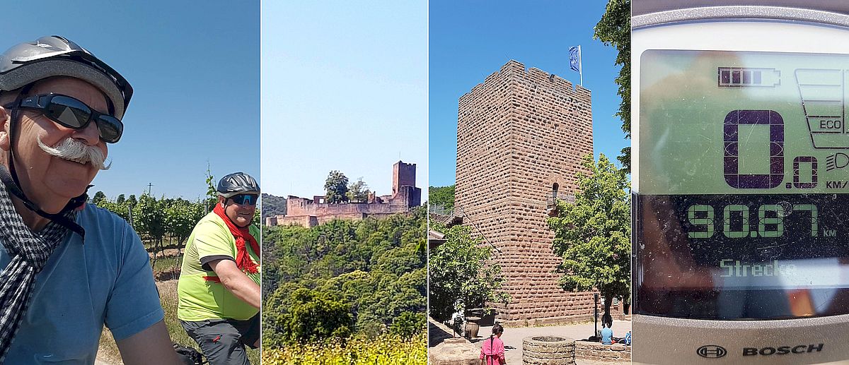 Radtour mit Kultur zur Burg Landeck in der Pfalz