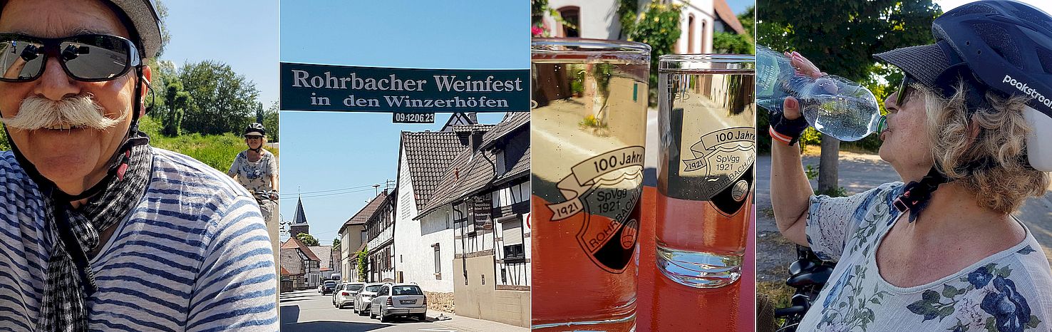 Radtour zum Rohrbacher Weinfest