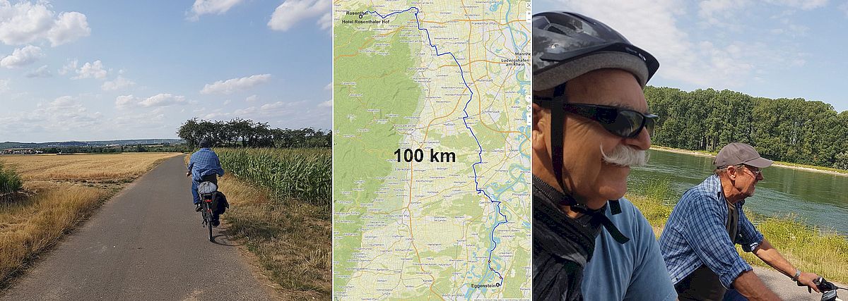 Erste Etappe der Fahrradtour