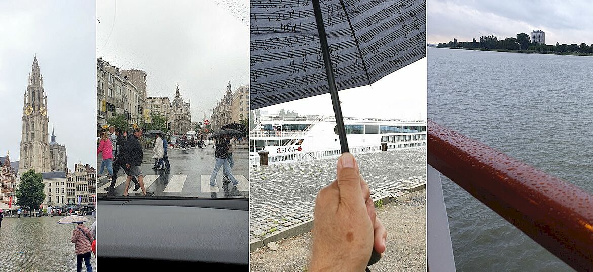Antwerpen im Regen