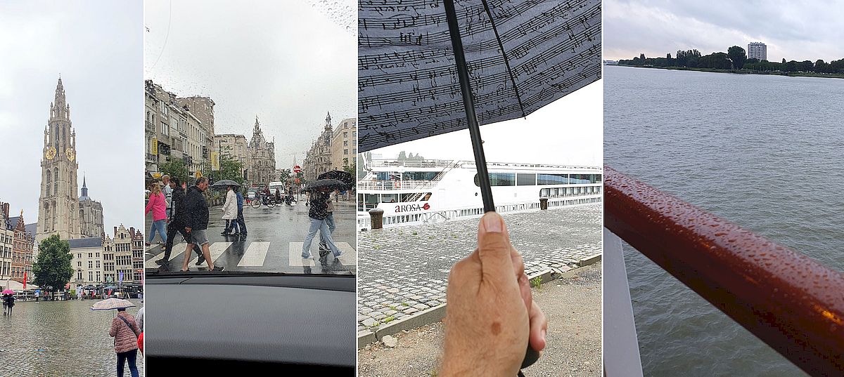 Antwerpen im Regen