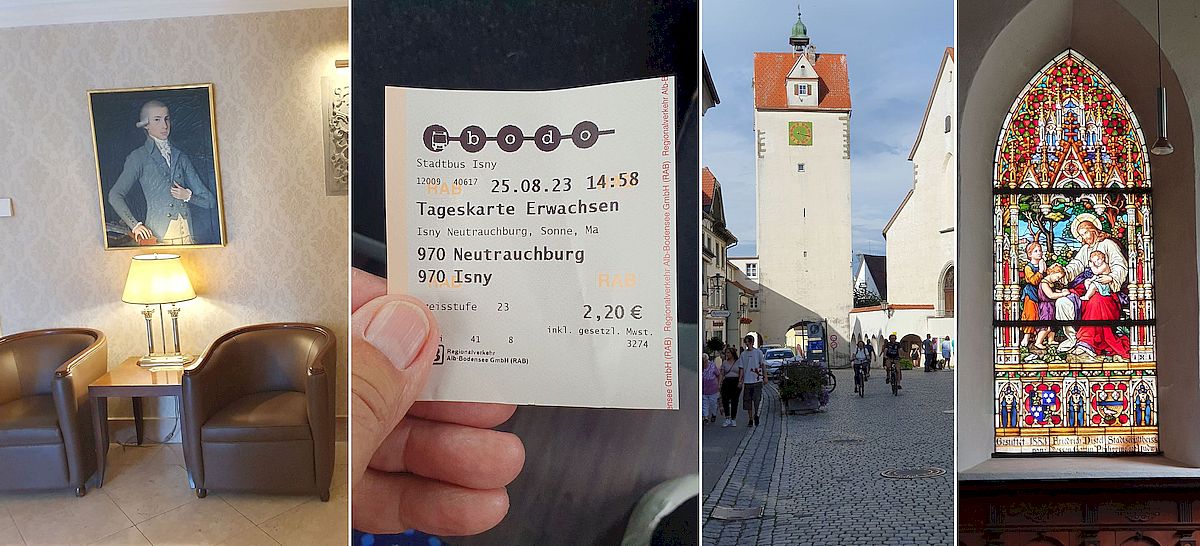 Schloss Neutrauchburg historische Altstadt von Isny