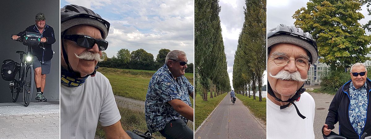 Radtour mit Werner Deck und Anton Goll