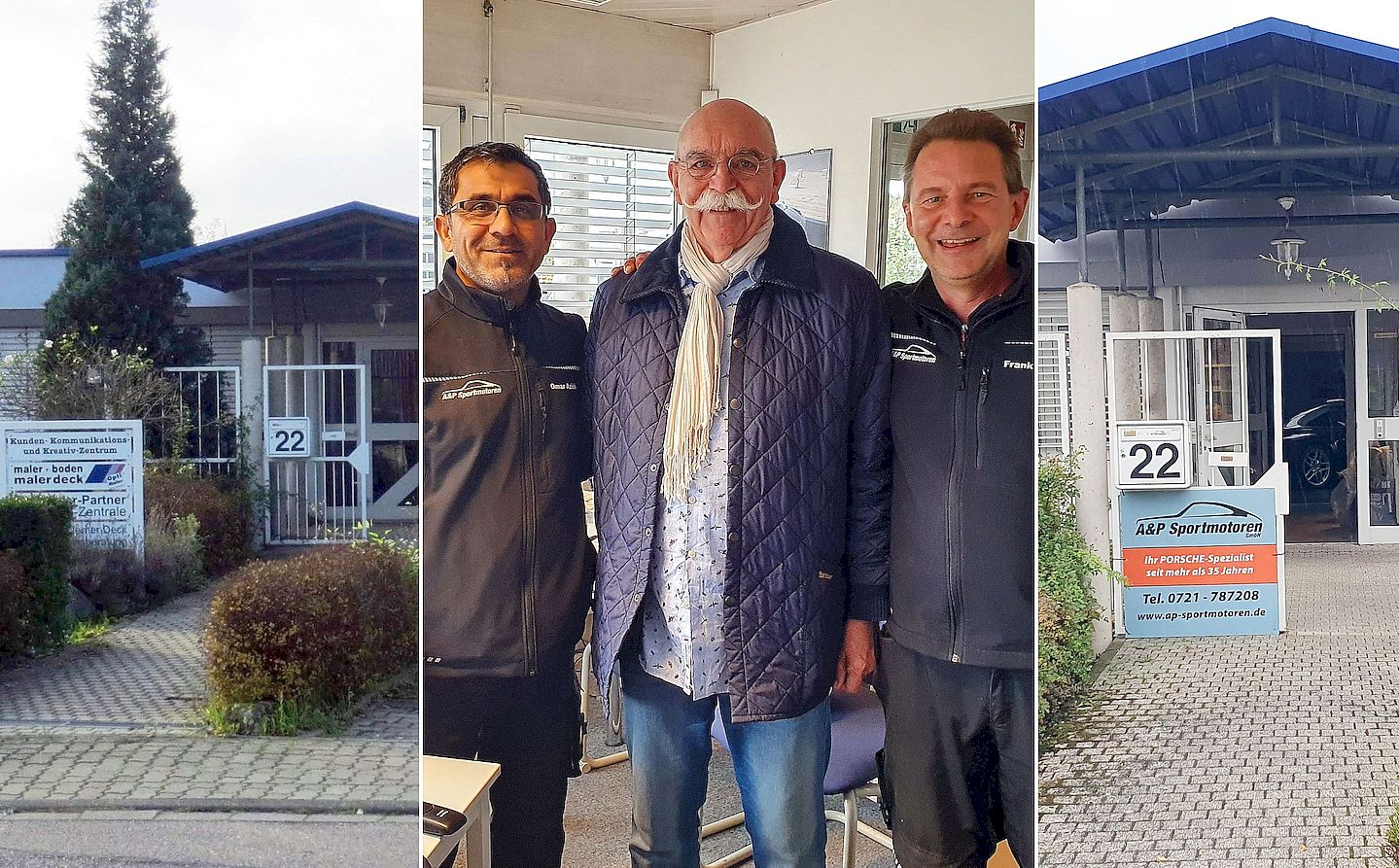 Werner Deck Opti-Maler-Partner an alter Wirkungsstätte