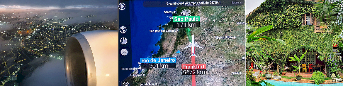 Ankunft in Sao Paulo