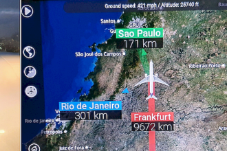 Ankunft in Sao Paulo