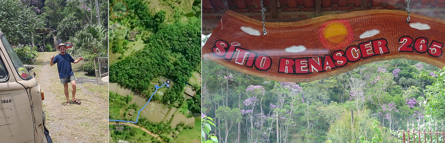 Begrüßung im Sitio im Urwald Brasiliens
