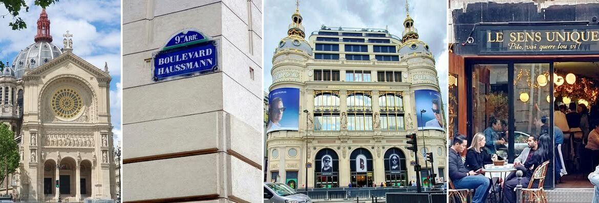 Am Boulevard Hausmann in Paris