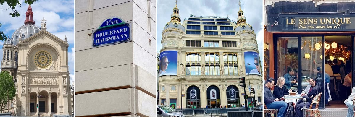 Am Boulevard Hausmann in Paris