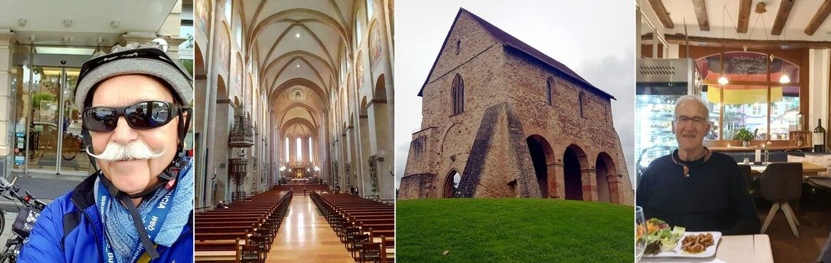 Von Mainz nach Weinheim geradelt