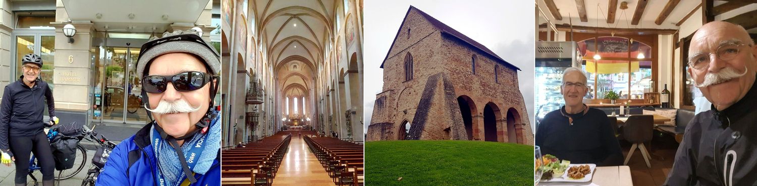 Von Mainz nach Weinheim geradelt