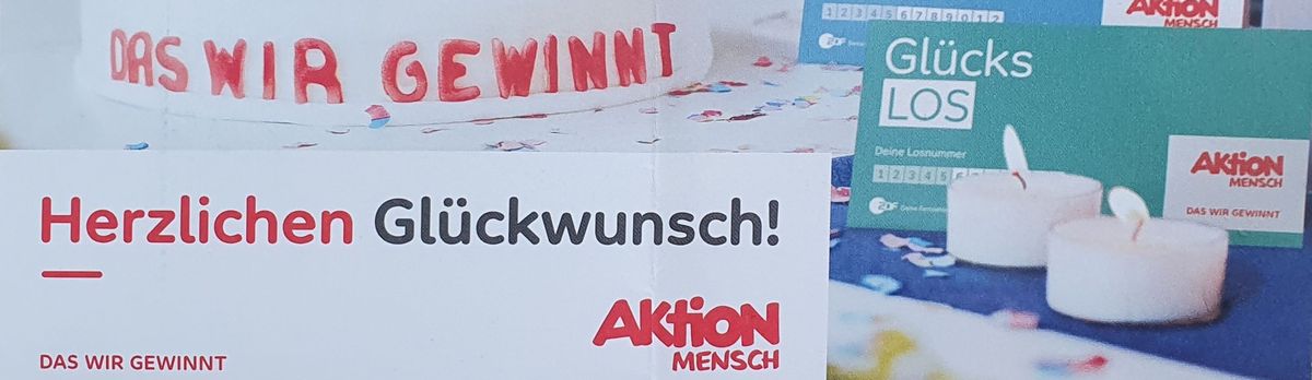 Aktion Mensch Los gewonnen