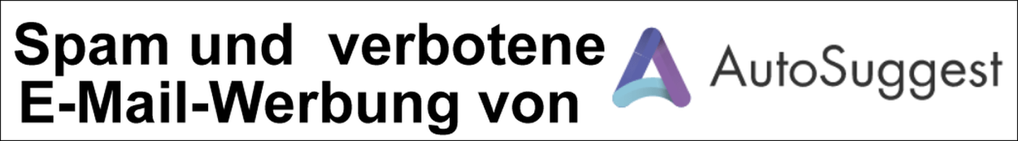 Spam verbotene werbung von AutoSuggest