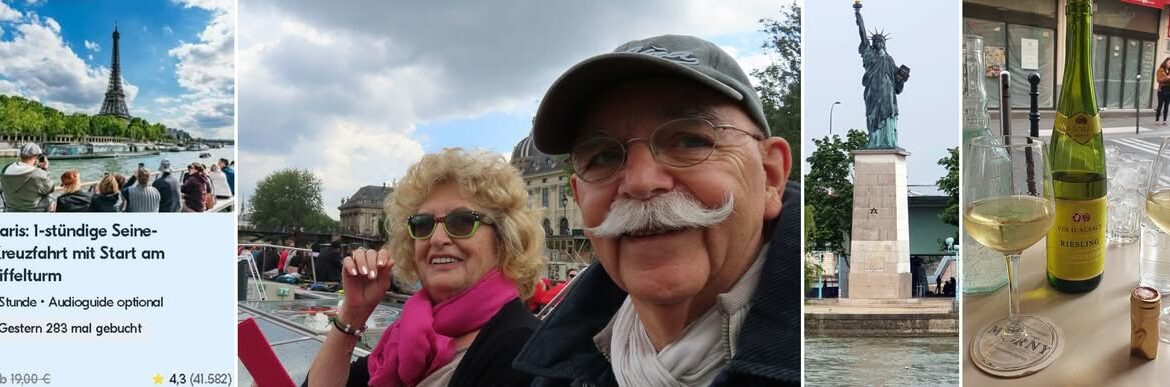 Eine gemütliche Bootsfahrt auf der Seine und kulinarische Genüsse