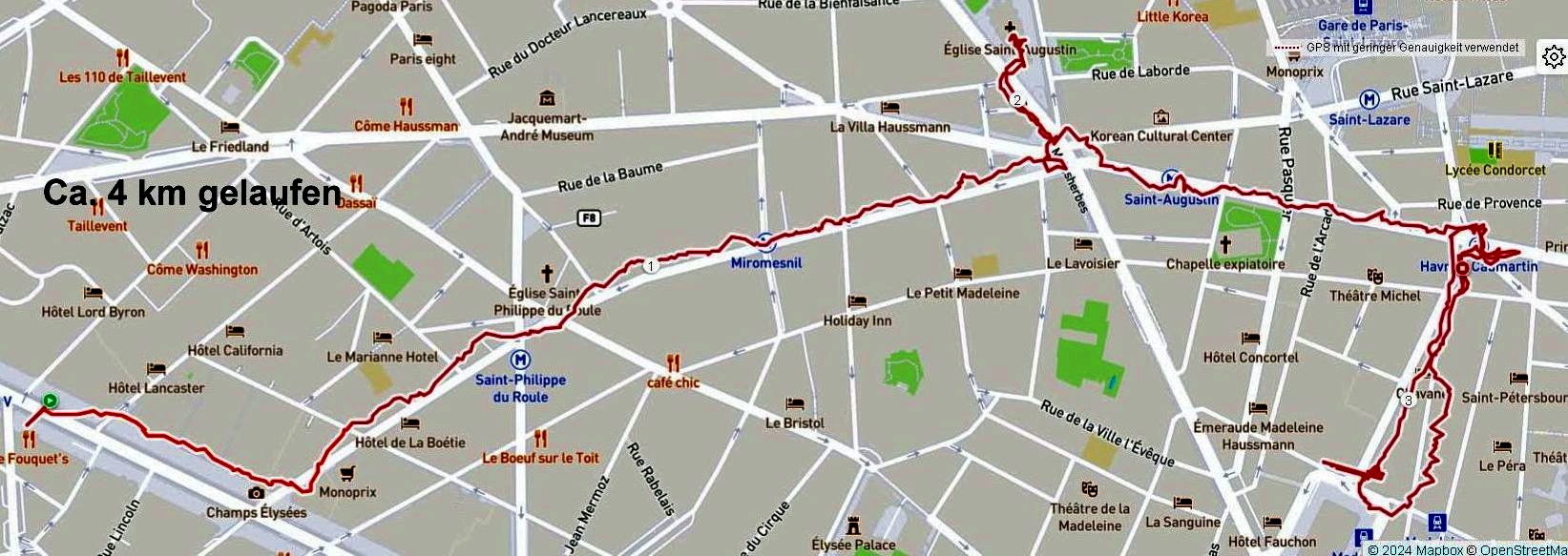 Spaziergang am 23. Mai 2024 in Paris