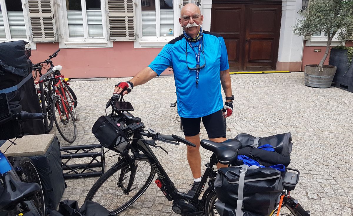Werner Deck mit E-Bike