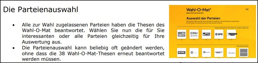 Wahl-O-Mat 38 Thesen