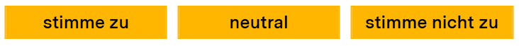 Wahl-O-Mat stimme zu - neutral - stimme nicht zu