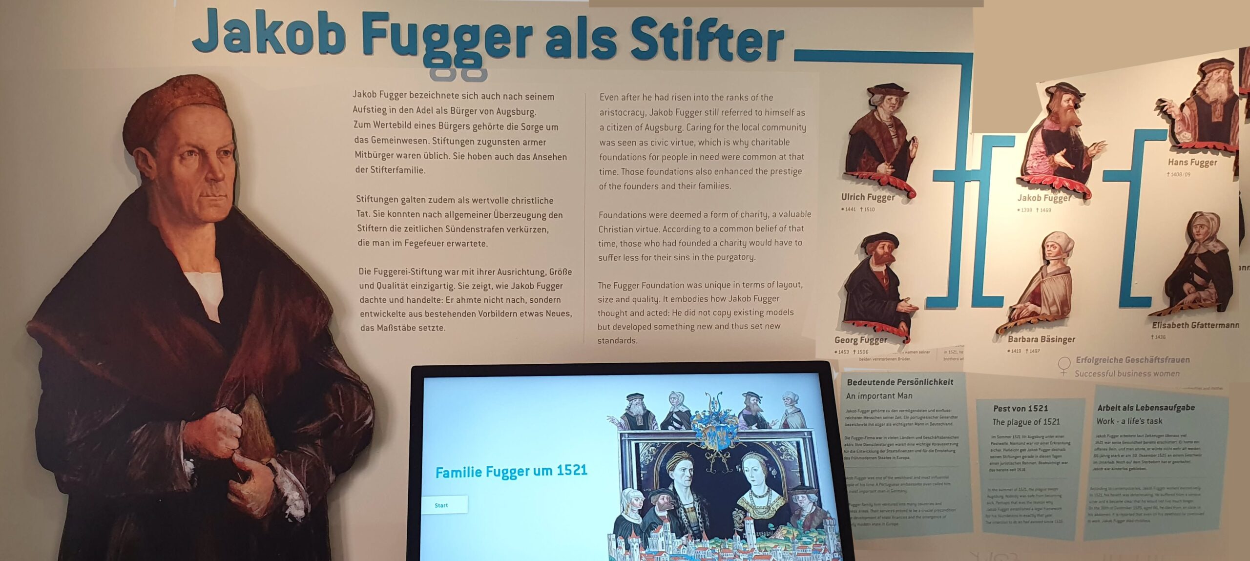 Jakob Fugger der Stifter der Fuggerei in Augsburg
