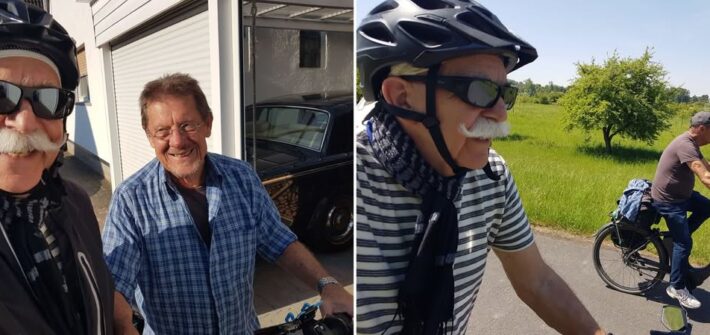 Erster tag unserer Radtour nach Grünstadt