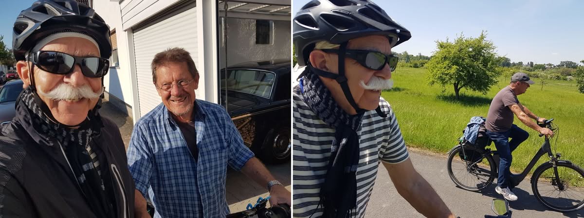 Erster tag unserer Radtour nach Grünstadt