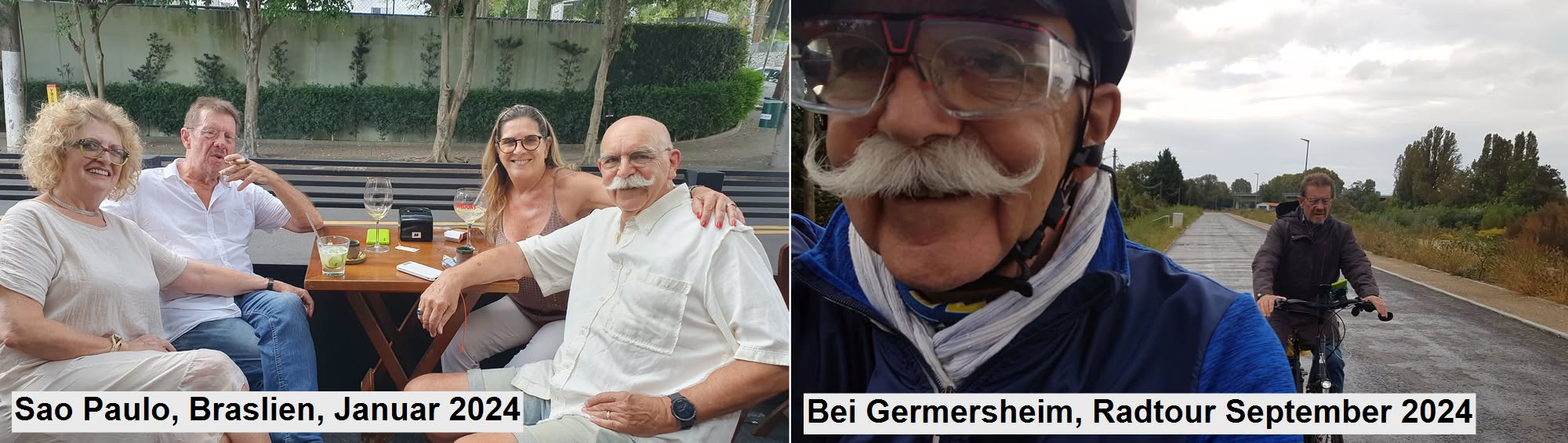 bei Peter in Brasilien und auf Radtour in Deutschland