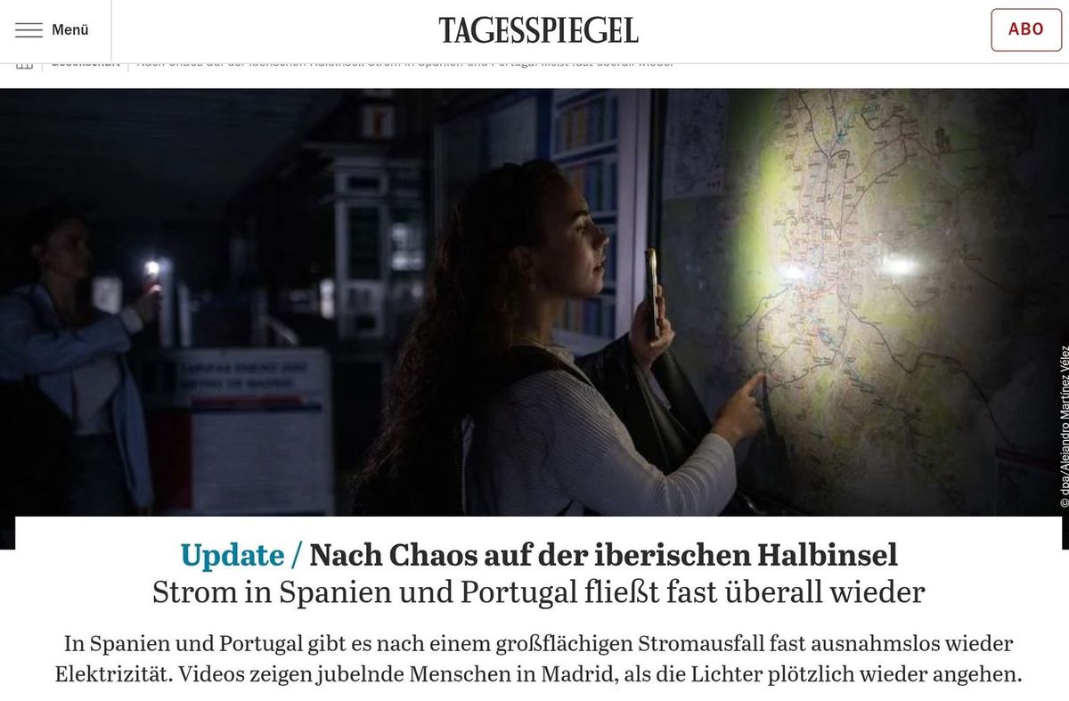 nach dem Chaos fließt wieder überall der Strom in Spanien auch bei uns in Malaga