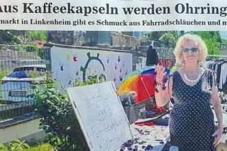 Nachhaltiger Schmuck aus Fahrradreifen und Kaffeekapseln von Rita Bogner