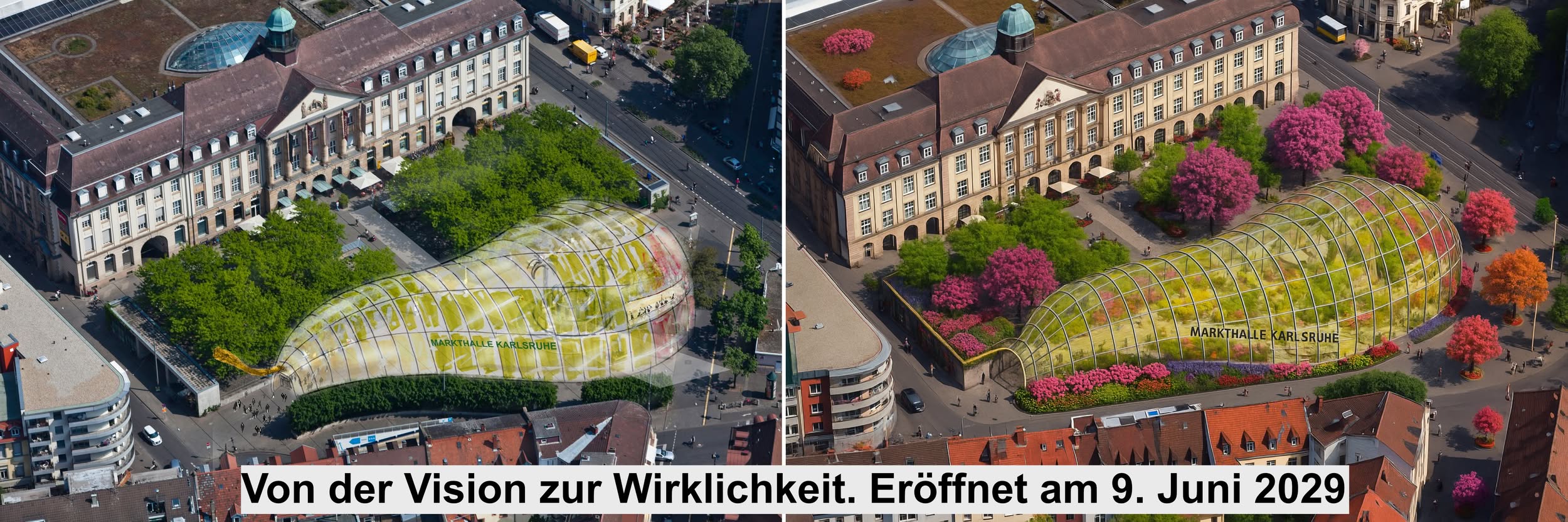 Von der Vision zur Wirklichkeit neue Markthalle in Karlsruhe