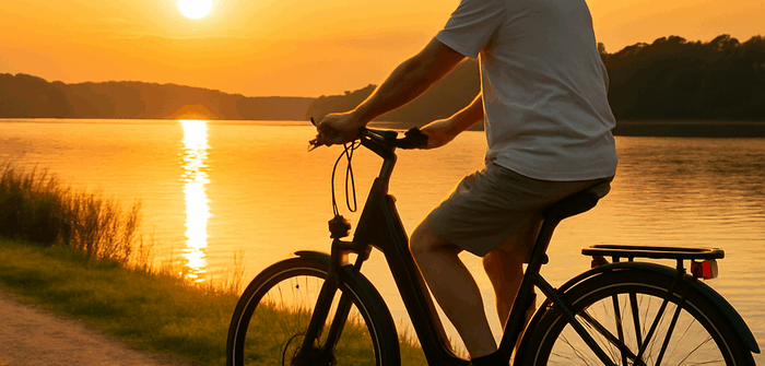 Vorfreude auf die Radtour an der mecklenburger Seenplatte