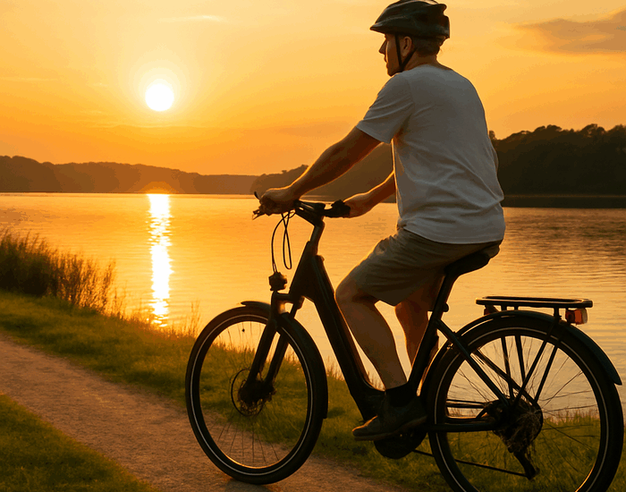 Vorfreude auf die Radtour an der mecklenburger Seenplatte
