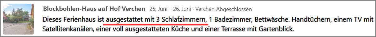 Blockbohlenhaus mit drei Zimmern? Ein "Zimmer" war das ganze EG wo ein Bett stand