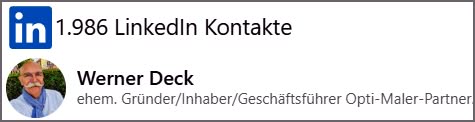 Abschied von den LinkedIn-Kontakten