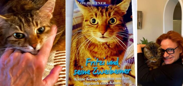 Katzenbuch von Lou Hoffner "Fritzi und seine zweibeiner"
