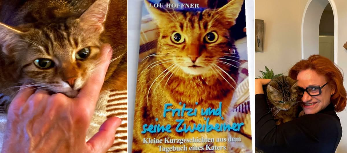 Katzenbuch von Lou Hoffner "Fritzi und seine zweibeiner"