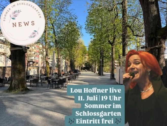 Lou Hoffner live im Durlacher Schlossgarten