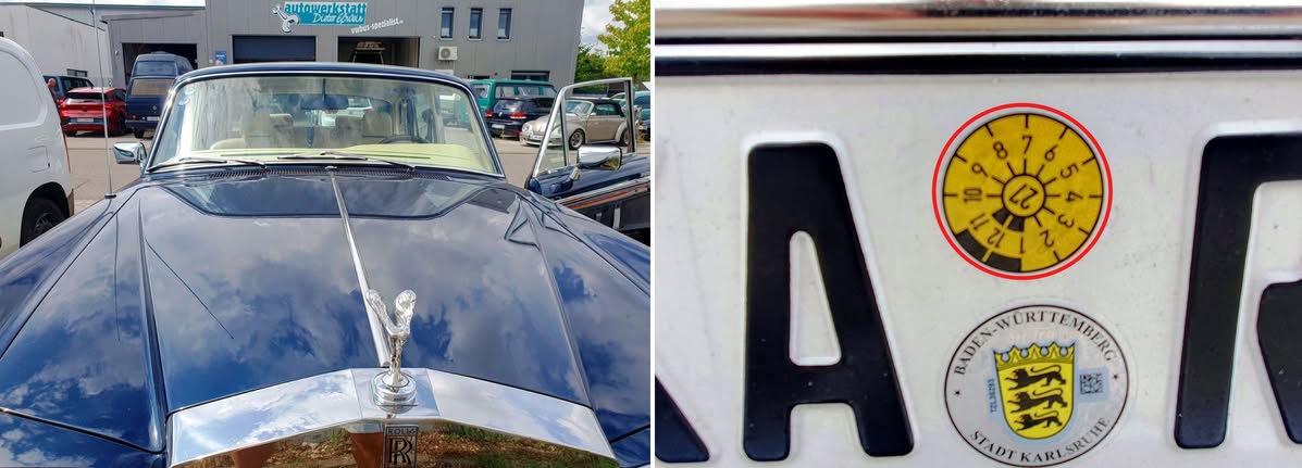 Ein guter Tag für meinen Rolls-Royce Silver Shadow, TÜV ohne Mängel