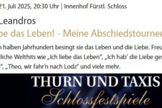Werner Deck bei der Abschiedstournee von Vicky Leandros