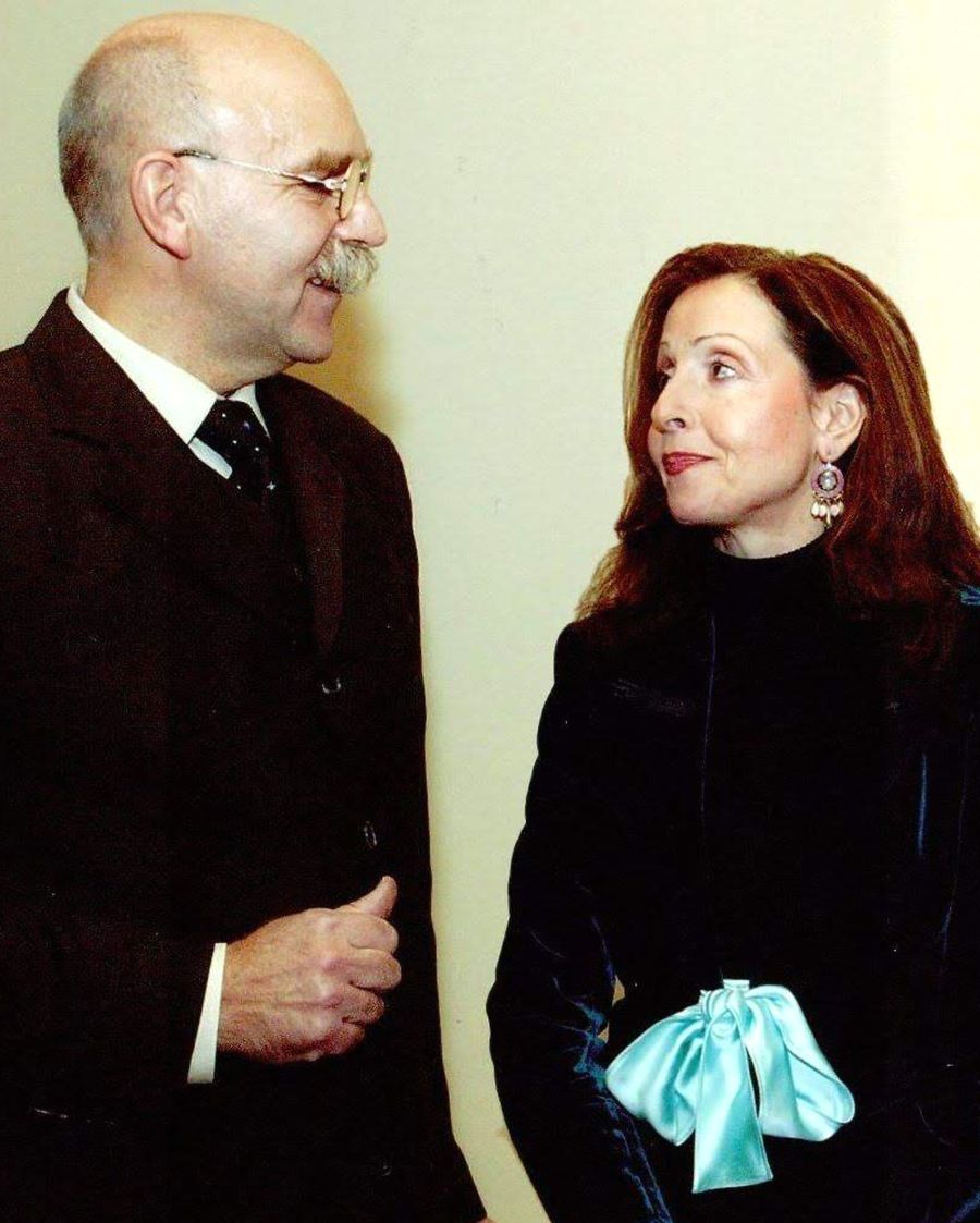 Werner Deck mit Vicky Leandros – Begegnung 2004 bei exklusiver Veranstaltung