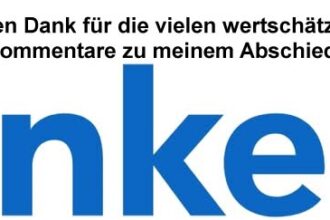 Viele Kommentare zum LinkedIn-Abschied von Werner Deck mit persönlicher Wertschätzung