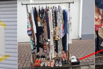 Handgemaltes Plakat mit symbolischem Preis – Ausdruck von Vertrauen beim Flohmarkt