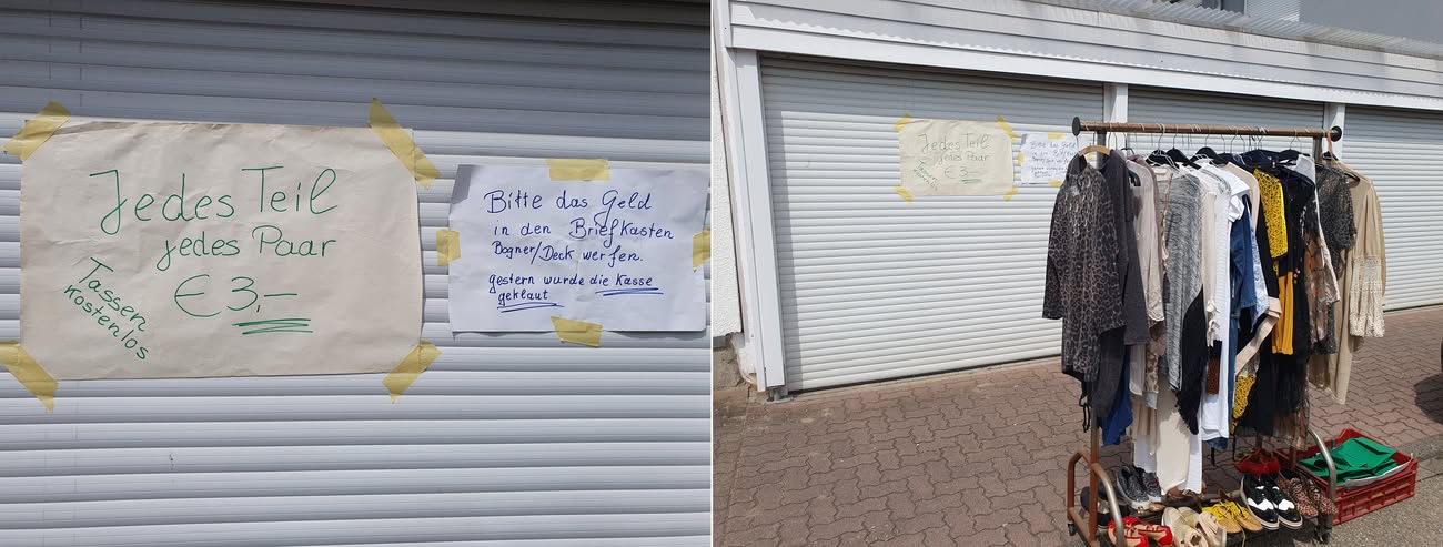 Statt selbstgebastelte Kasse – jetzt Geldeinwurf in Briefkasten