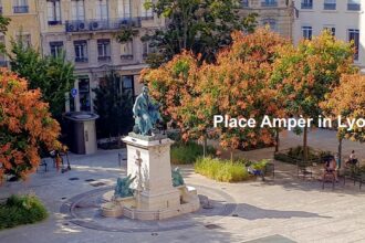 Foto vom Place Ampère in Lyon