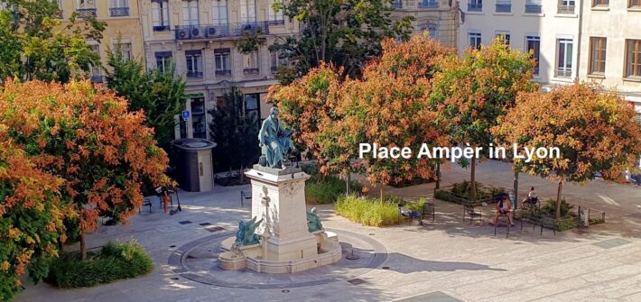 Foto vom Place Ampère in Lyon