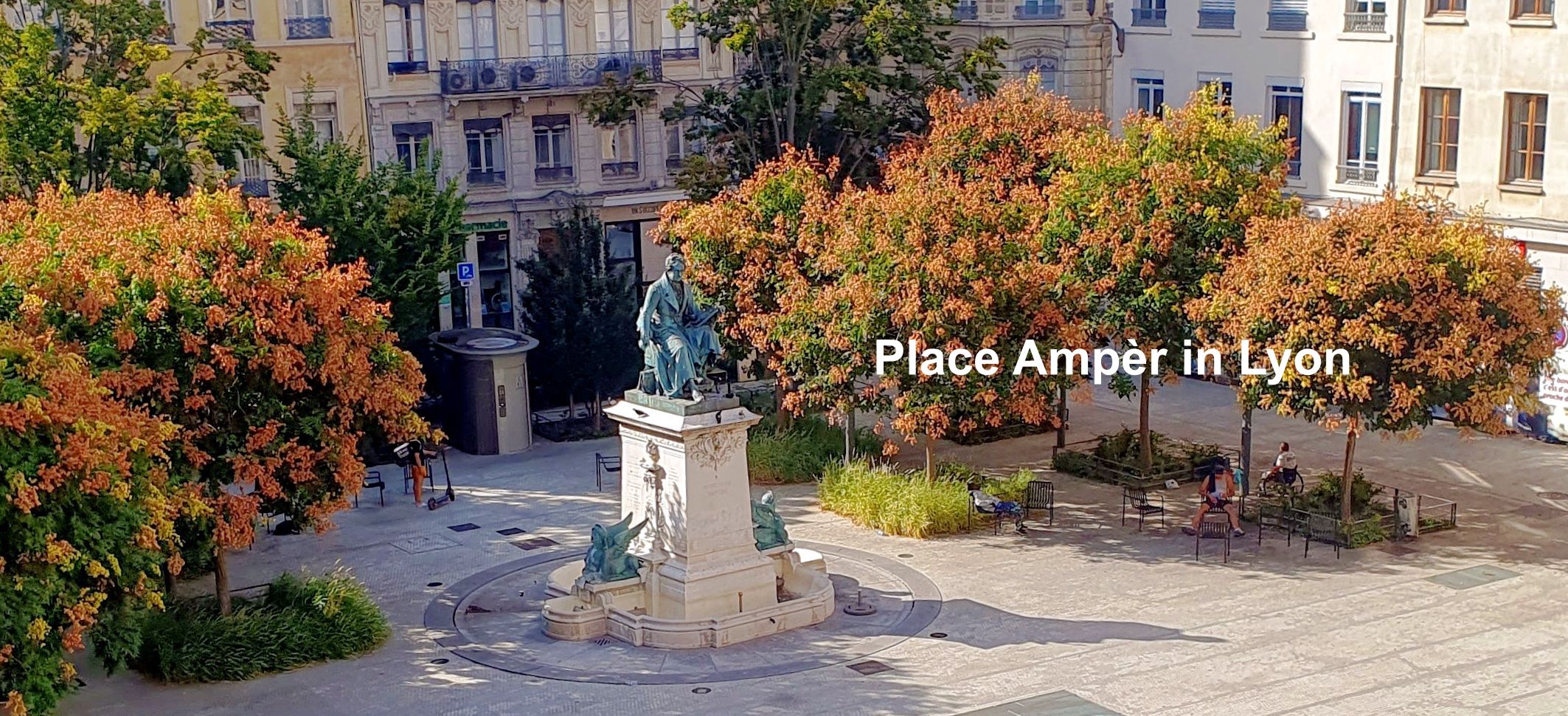 Foto vom Place Ampère in Lyon
