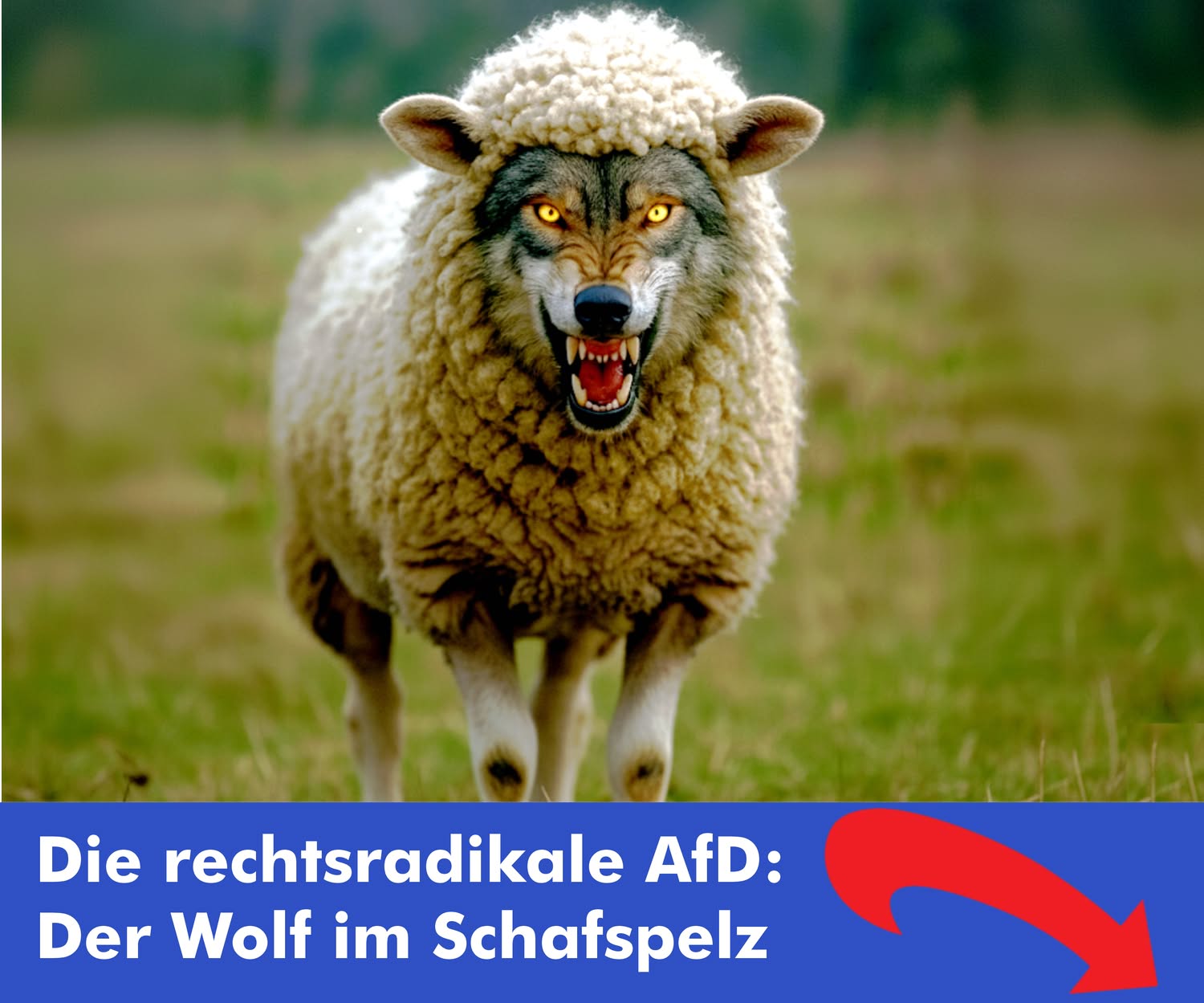 Die rechtsradikale AfD - der Wolf im Schafspelz