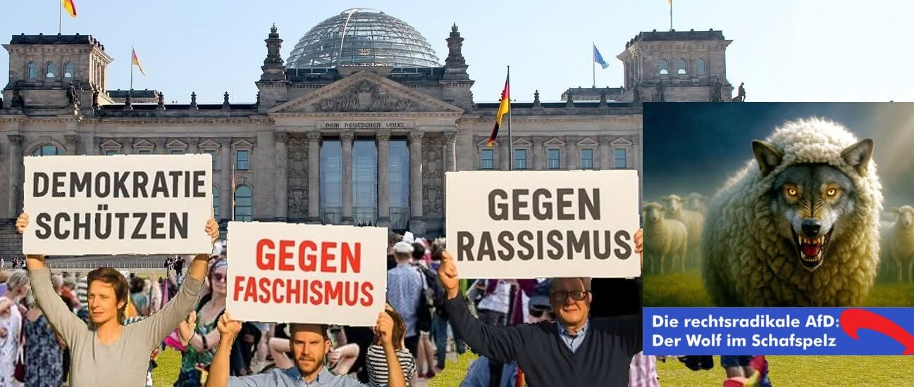 AfD Rechtsextremismus. Demokratie schuetzen