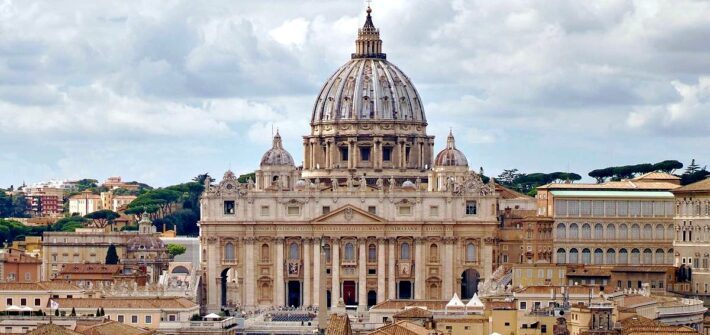 Romreise ohne Andreas Englisch. Petersdom