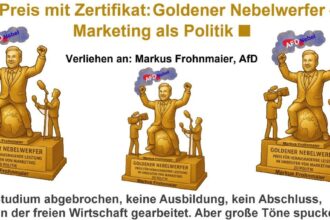 Markus Frohnmaier - keinerlei Ausbildung - Showman statt Politiker